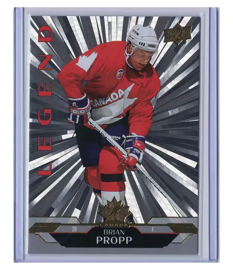Brian Propp Legend Outburst #194 Team Canada 2026 Upper Deck Alumni Hockey Card