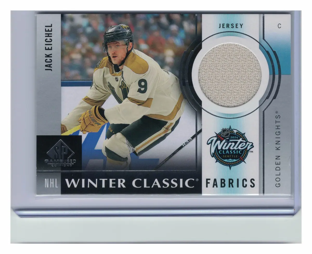 Jack Eichel Winter Classic Fabrics WCF-8 Golden Knights 2024-25 SP Game Used — front